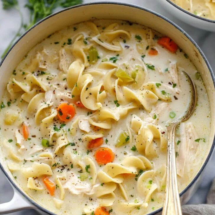Creamy Chicken Noodle Soup: My Cozy Go-To Recipe