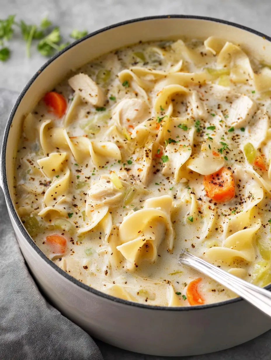 Creamy Chicken Noodle Soup