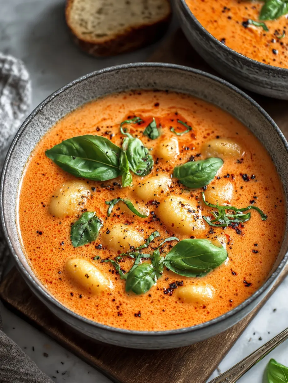 Creamy Tomato Gnocchi Soup