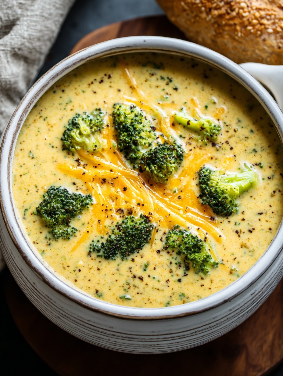 Crockpot Broccoli Cheese Soup