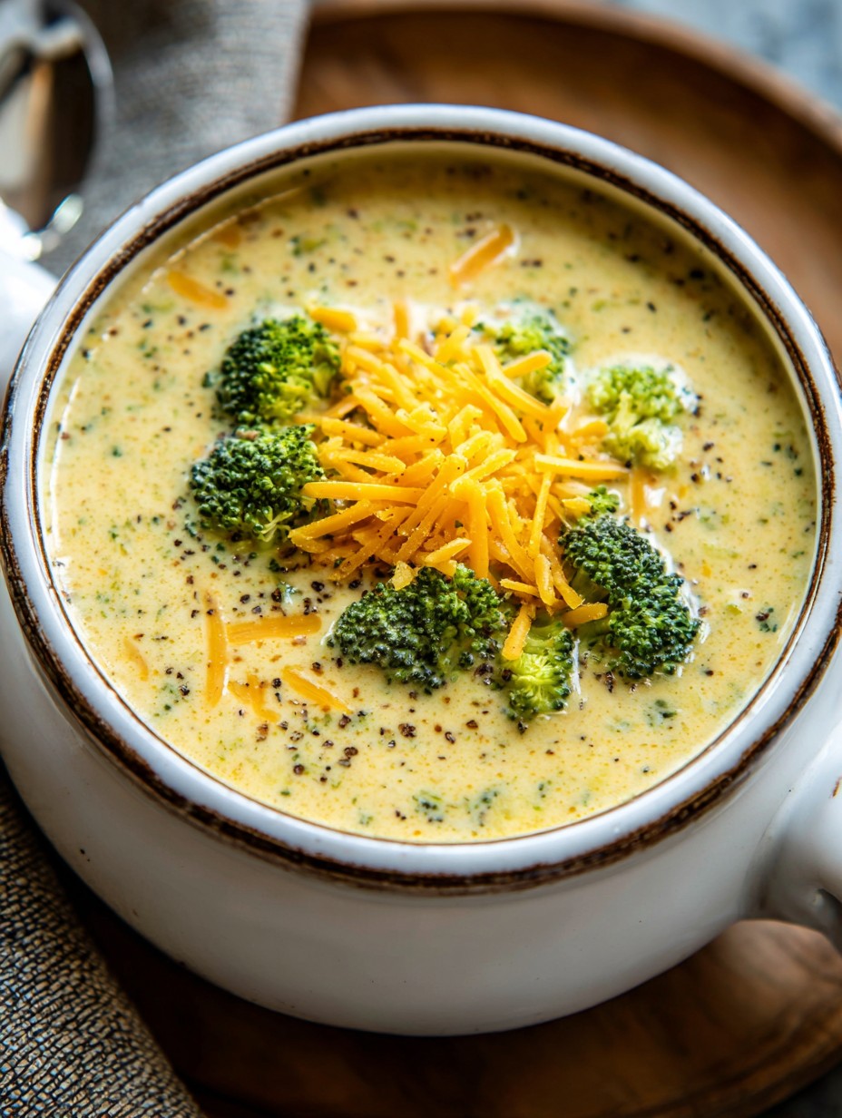 Crockpot Broccoli Cheese Soup