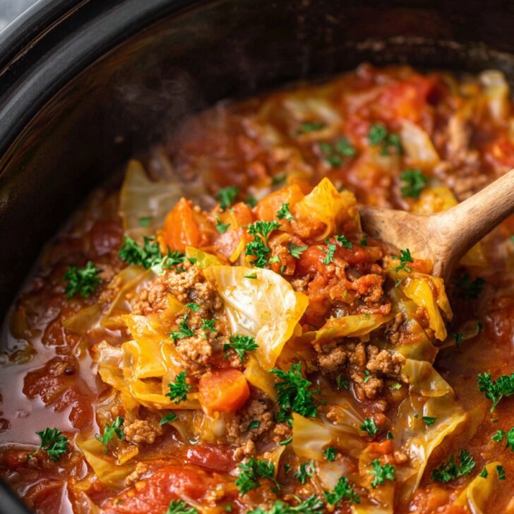 Crockpot Cabbage Roll Soup That’s Comfy and Easy