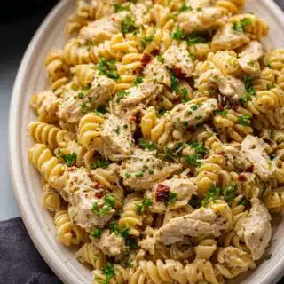 crockpot garlic parmesan%C%Achicken%C%Apasta recipe