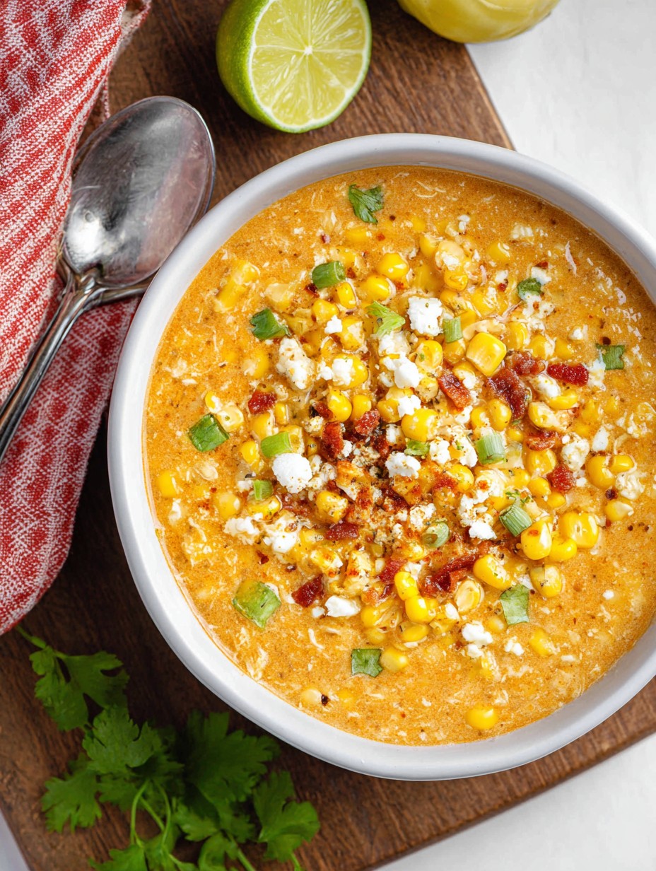 Crockpot Mexican Street Corn Soup
