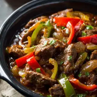crockpot pepper steak