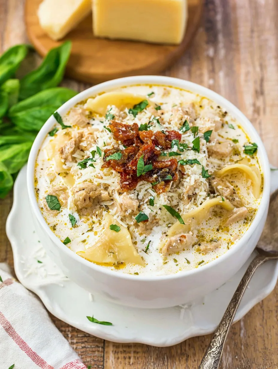 Crockpot White Lasagna Soup