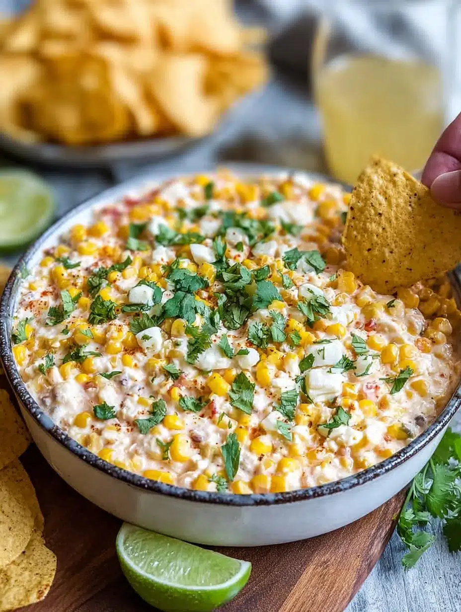 Crowd-Pleasing Mexican Street Corn Dip Recipe For Party Night
