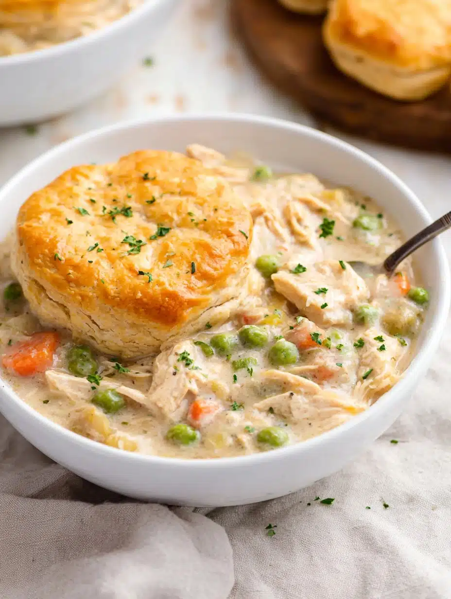 Easy Crock Pot Chicken Pot Pie