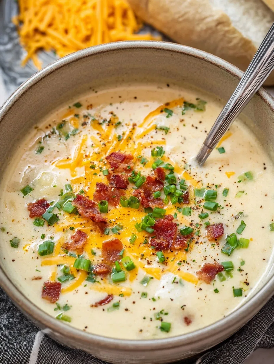 Easy Crockpot Potato Soup Recipe