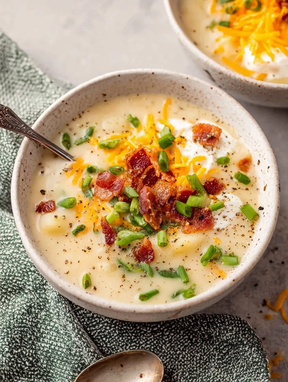 Easy Crockpot Potato Soup Recipe