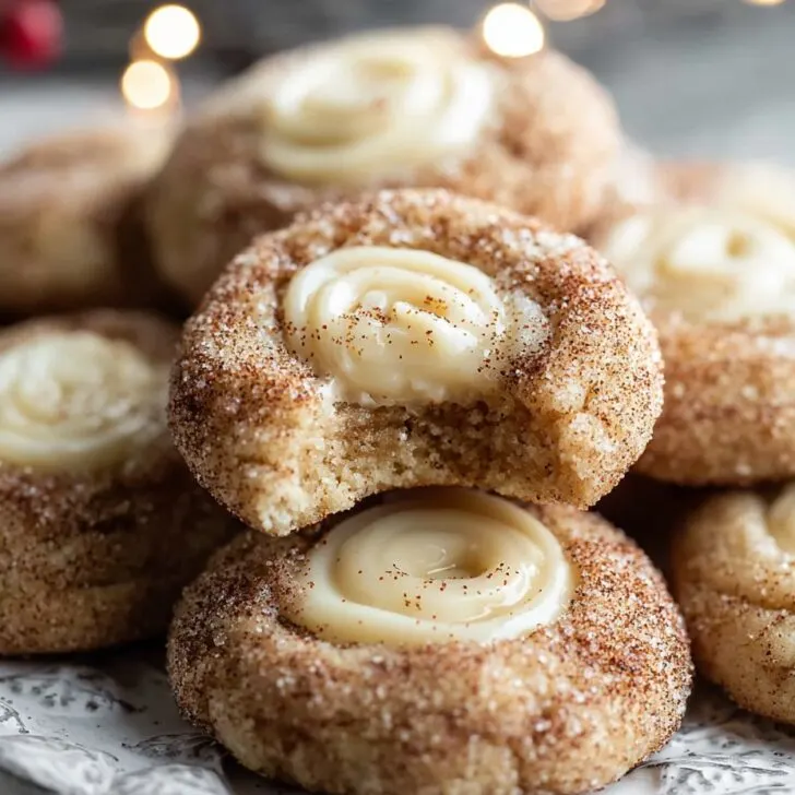 Eggnog Snickerdoodle Thumbprint Cookies For Christmas Recipe Guide