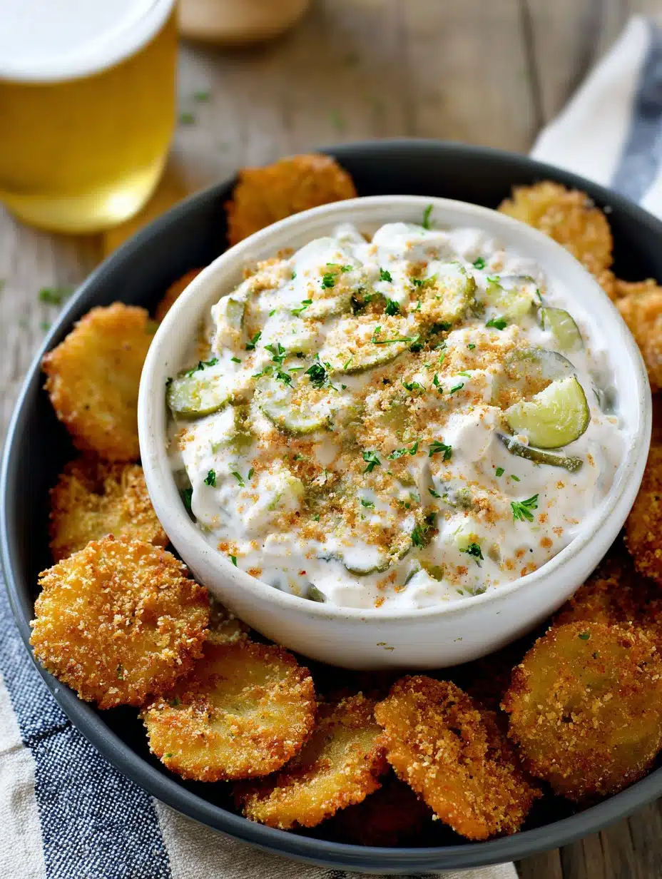 Fried Pickle Ranch Dip