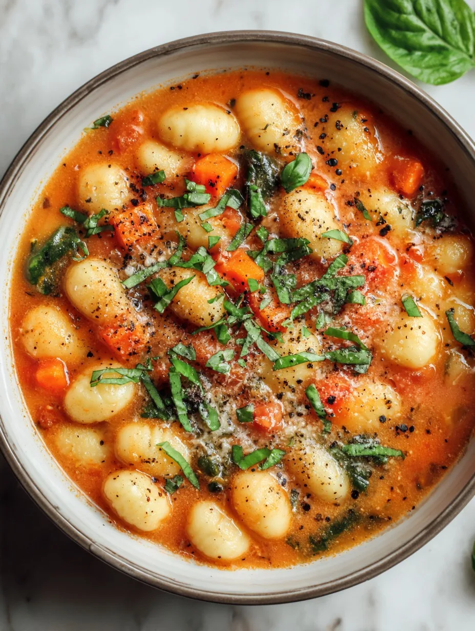 Gnocchi Minestrone Soup