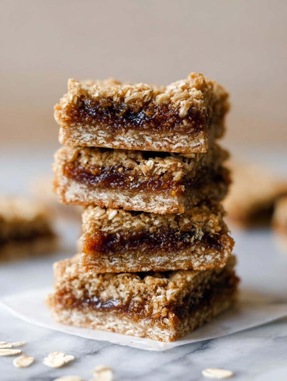 Homemade Oatmeal Fig Bars Recipe