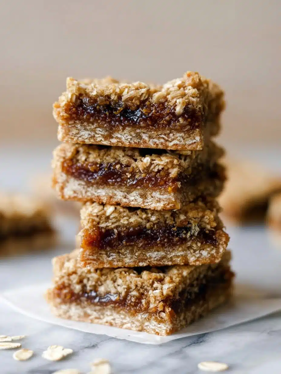 Homemade Oatmeal Fig Bars Recipe