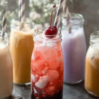 homemade real fruit irish cream soda