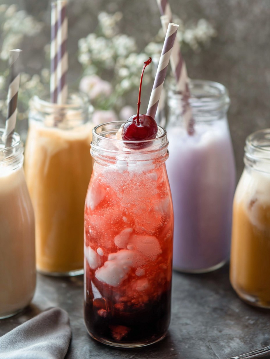 Homemade Real Fruit Irish Cream Soda