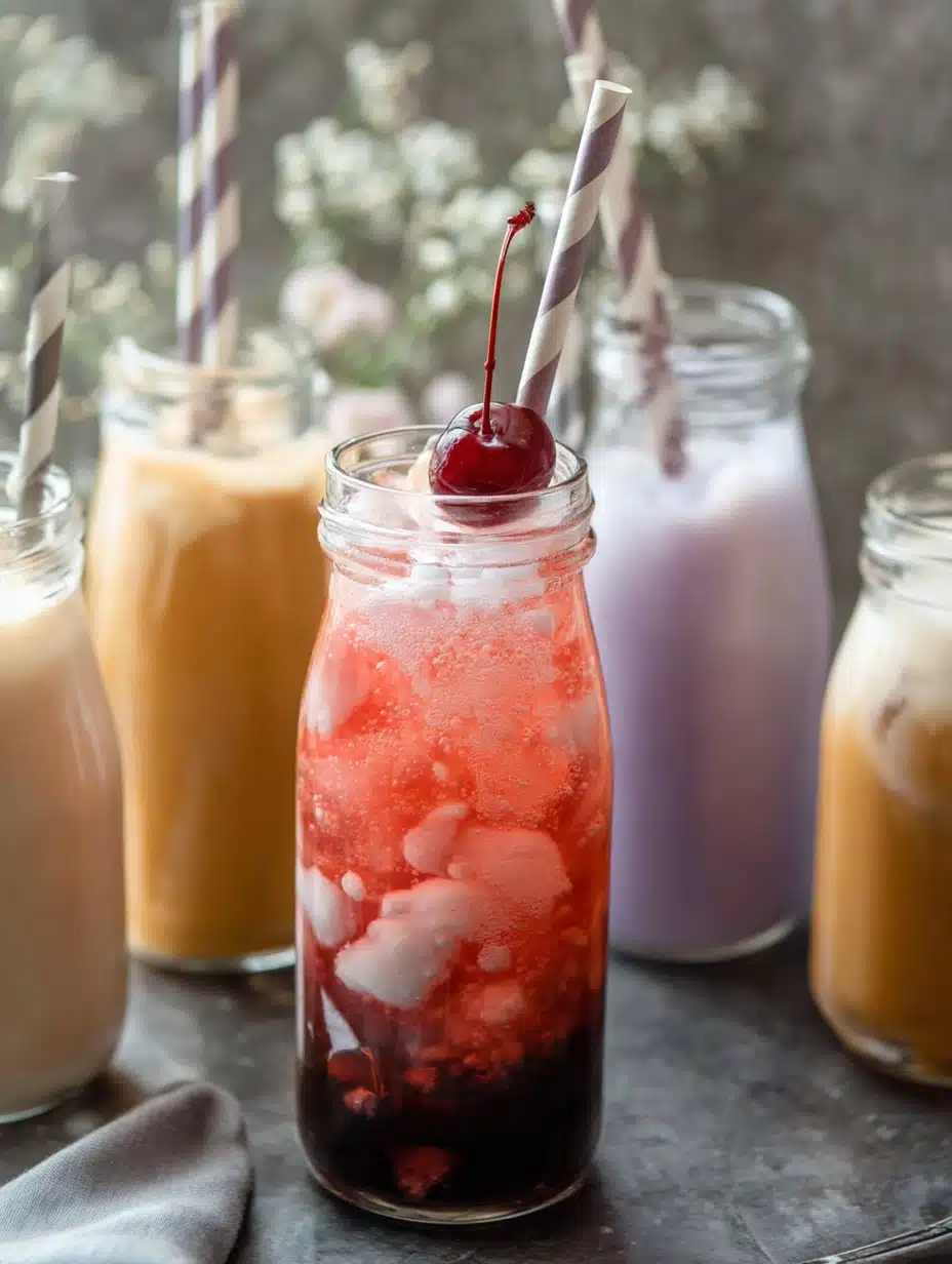 Homemade Real Fruit Irish Cream Soda