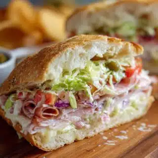italian grinder tiktok viral salad sandwich