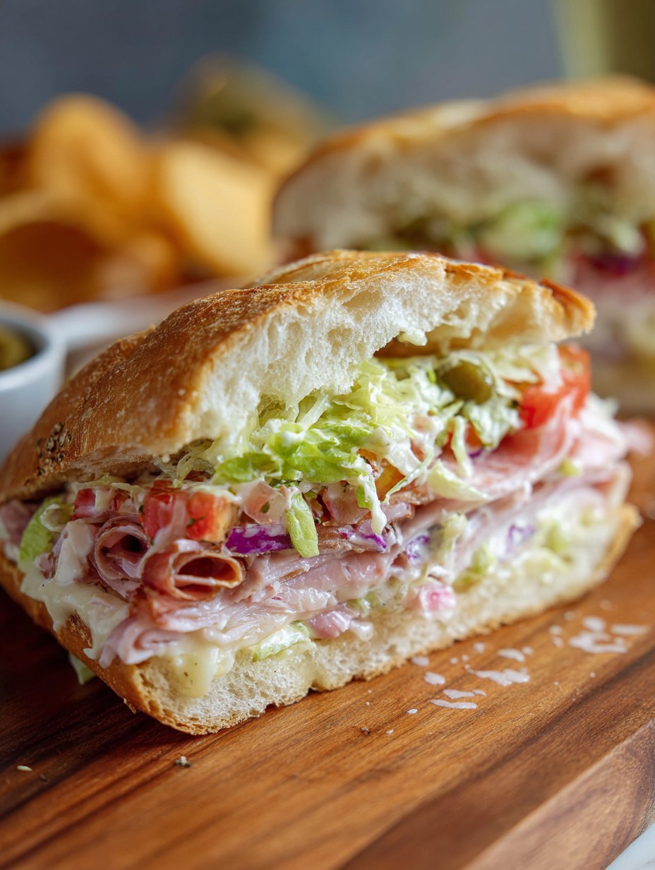 Italian Grinder (TikTok Viral Salad Sandwich)