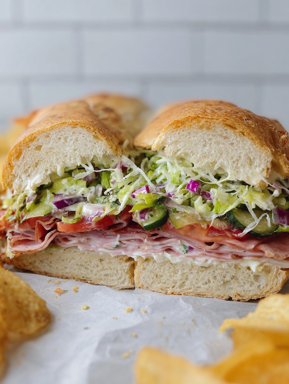 Italian Grinder (TikTok Viral Salad Sandwich)