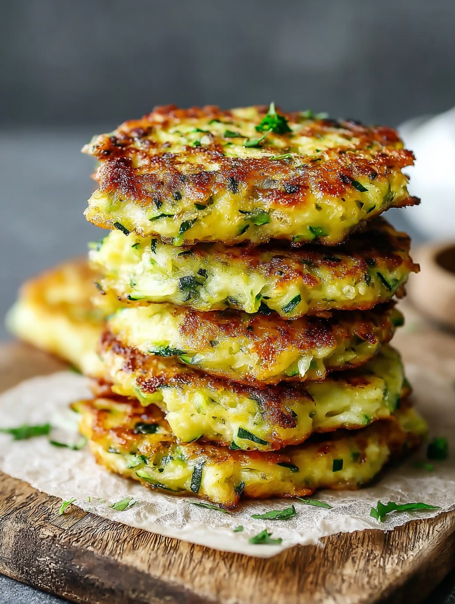 Low-Mess Cheesy Zucchini Fritters for Toddlers Learning to Feed Themselves Recipe