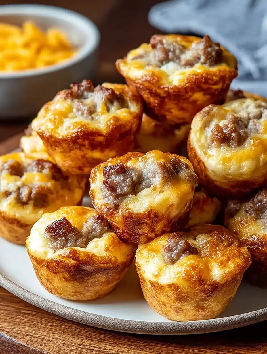 McGriddle Bites: Sweet Sausage Muffins for Quick Mornings