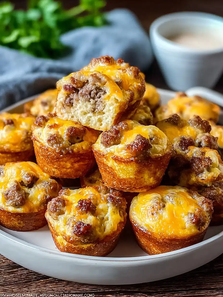 McGriddle Bites: Sweet Sausage Muffins for Quick Mornings