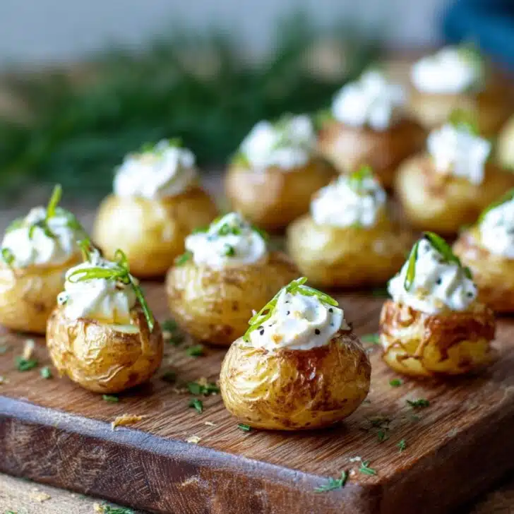 Mini Baked Potatoes Easy New Year Appetizer Guide