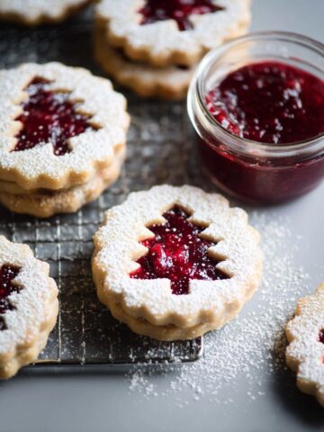 Raspberry Linzer Christmas Cookies: My Real-Life Baking Story