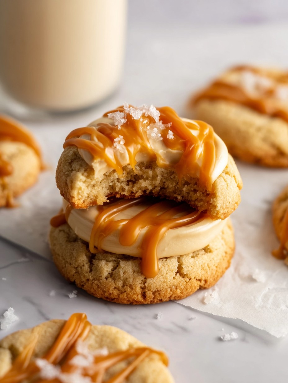 Salted Caramel Cheesecake Cookies Recipe