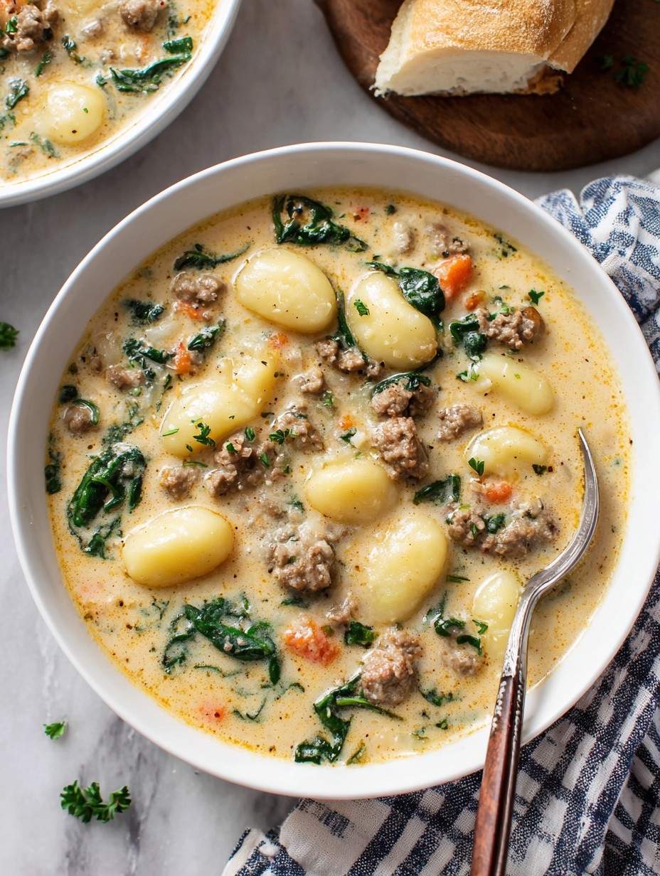 Sausage Gnocchi Soup