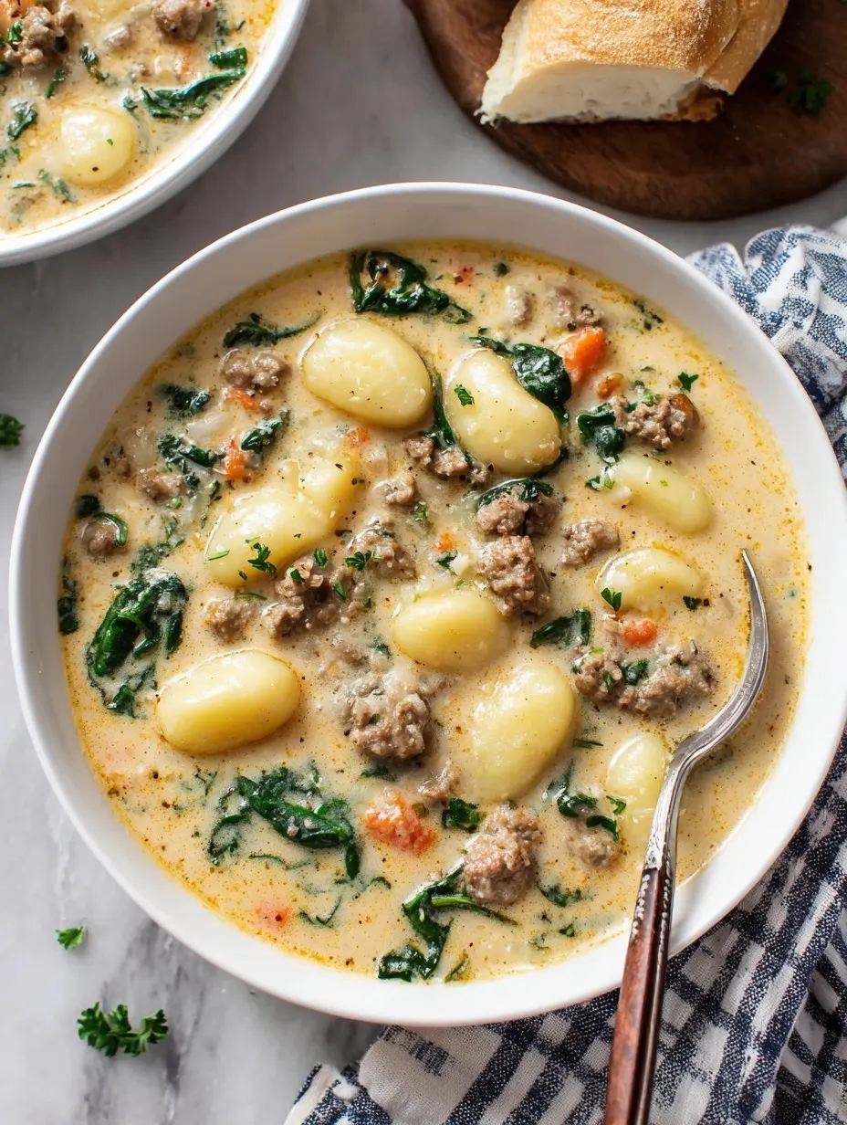 Sausage Gnocchi Soup