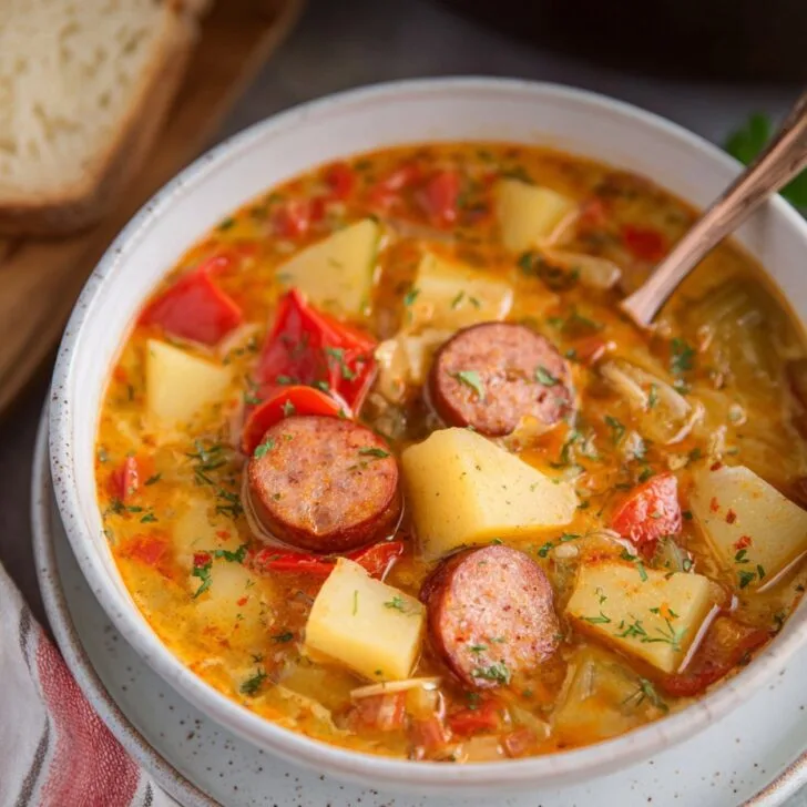 Slow Cooker Cajun Sausage & Potato Soup: Cozy Dinner Recipe