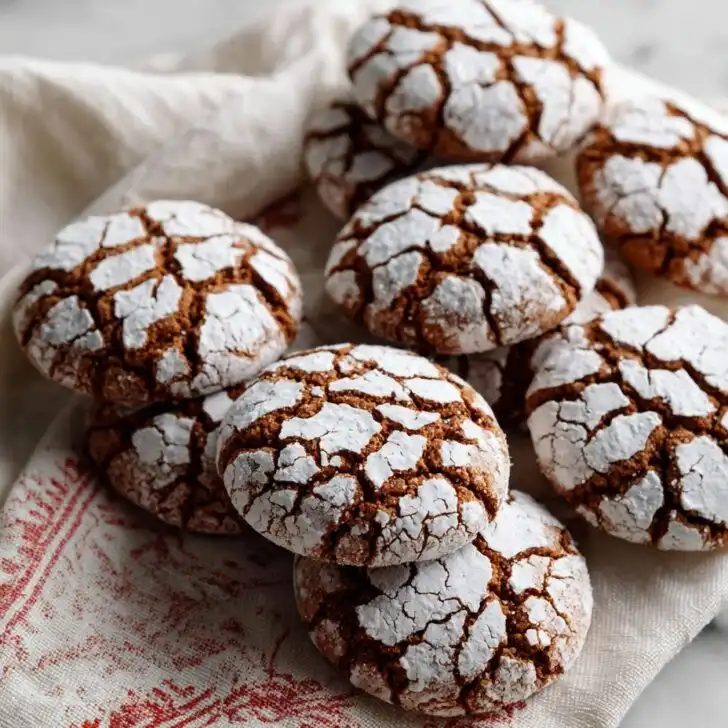 Soft and Spiced Gingerbread Crinkle Cookies Recipe Guide