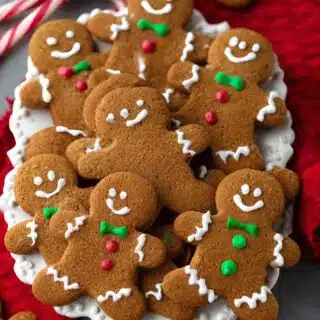 soft chewy gingerbread men cookies