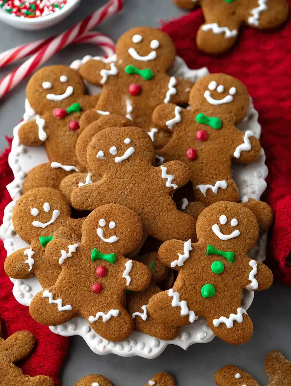 Soft & Chewy Gingerbread Men Cookies