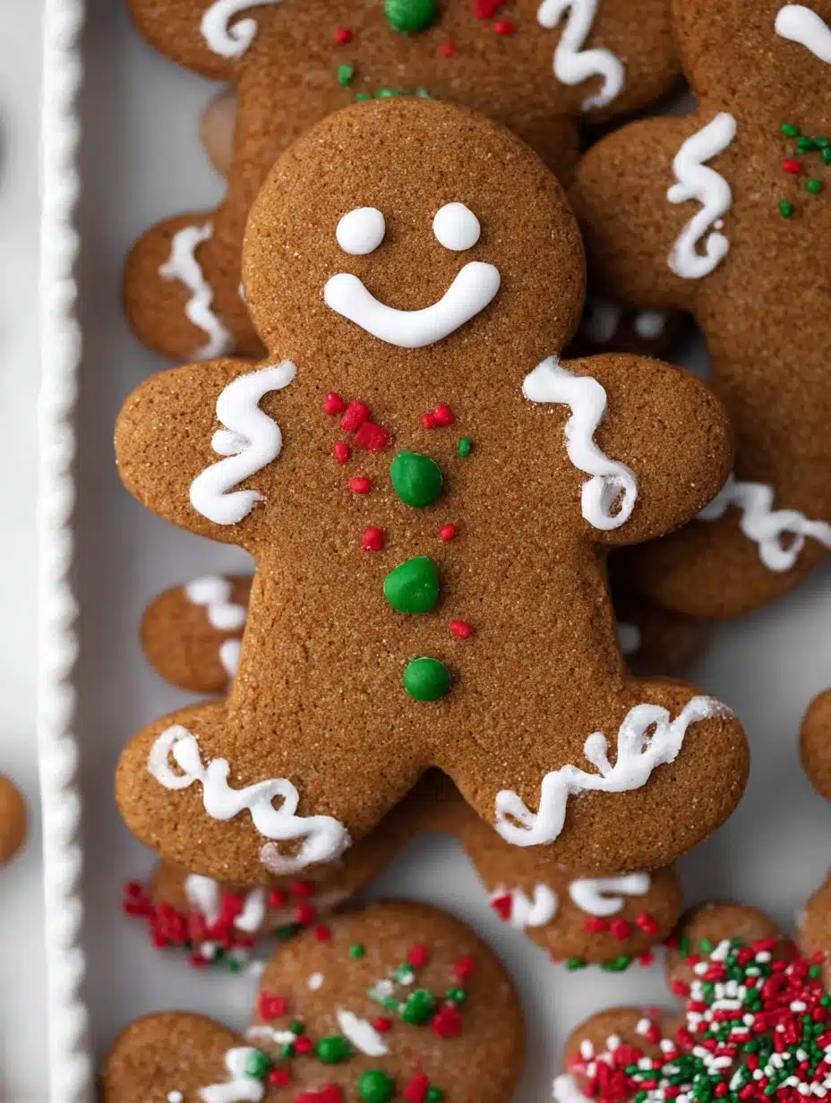 Soft & Chewy Gingerbread Men Cookies