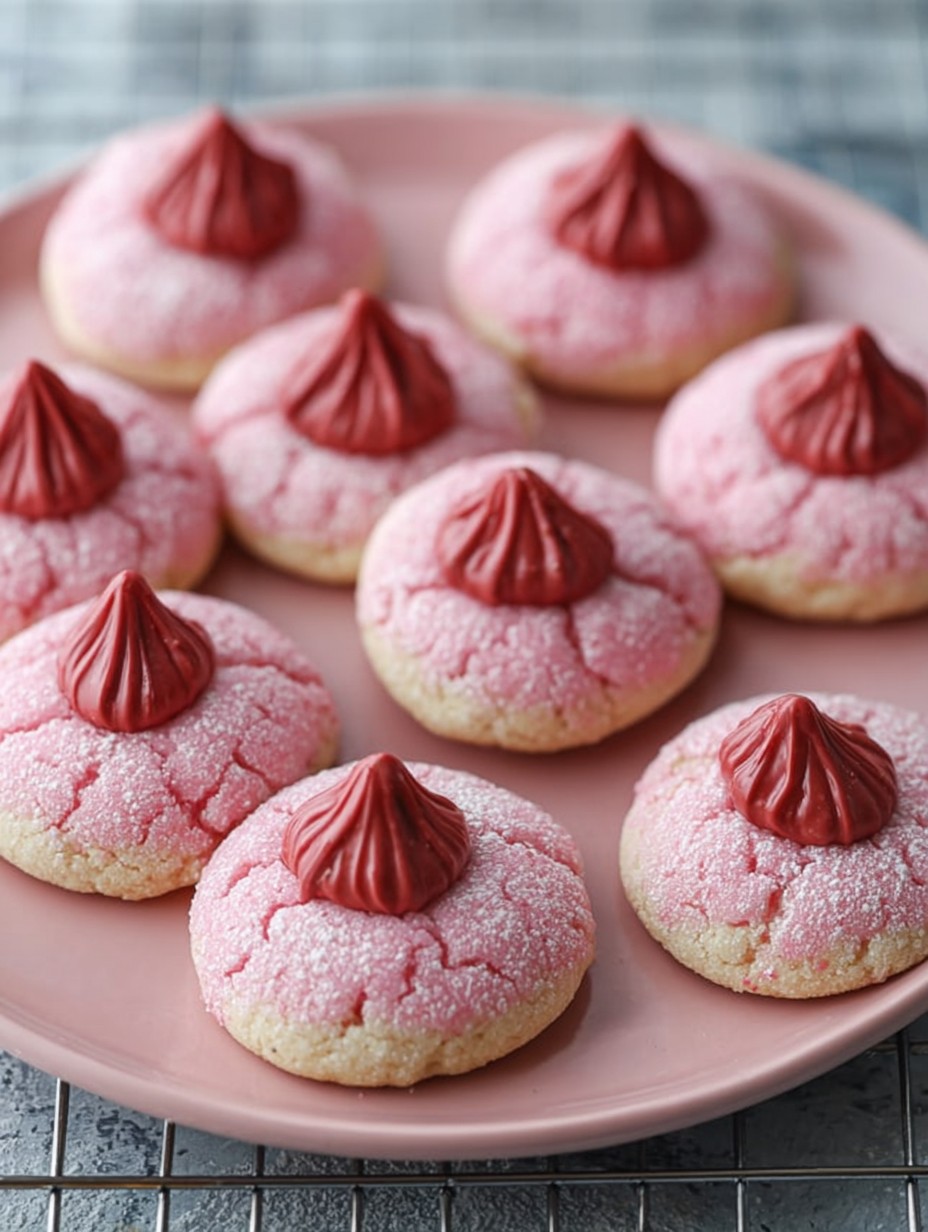Strawberry Kiss Cookies Recipe