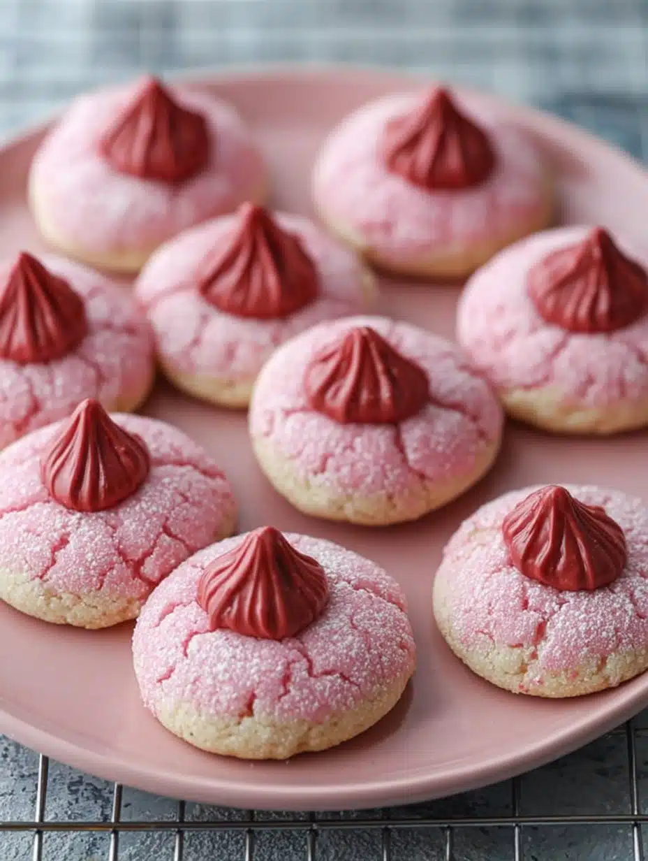 Strawberry Kiss Cookies Recipe