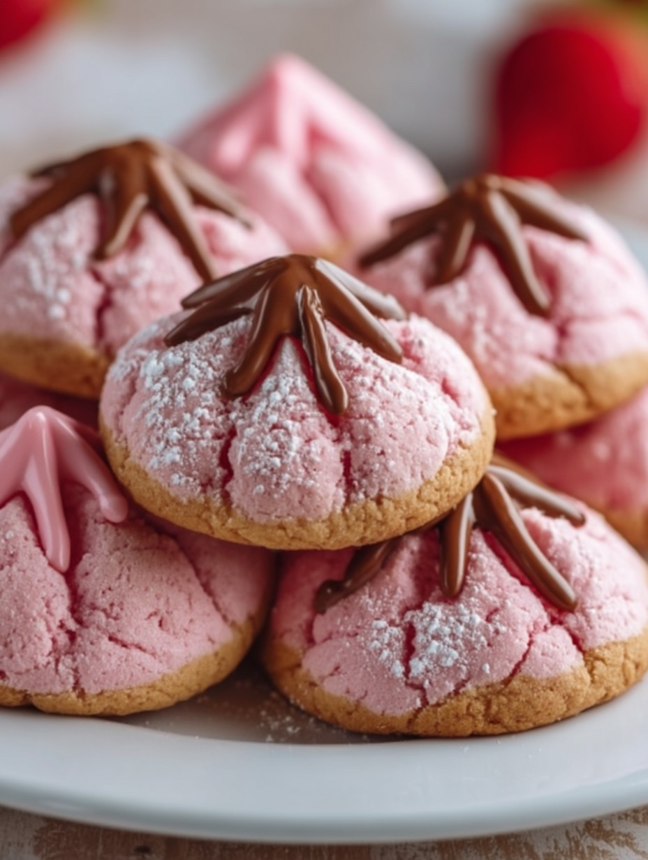 Strawberry Kiss Cookies Recipe