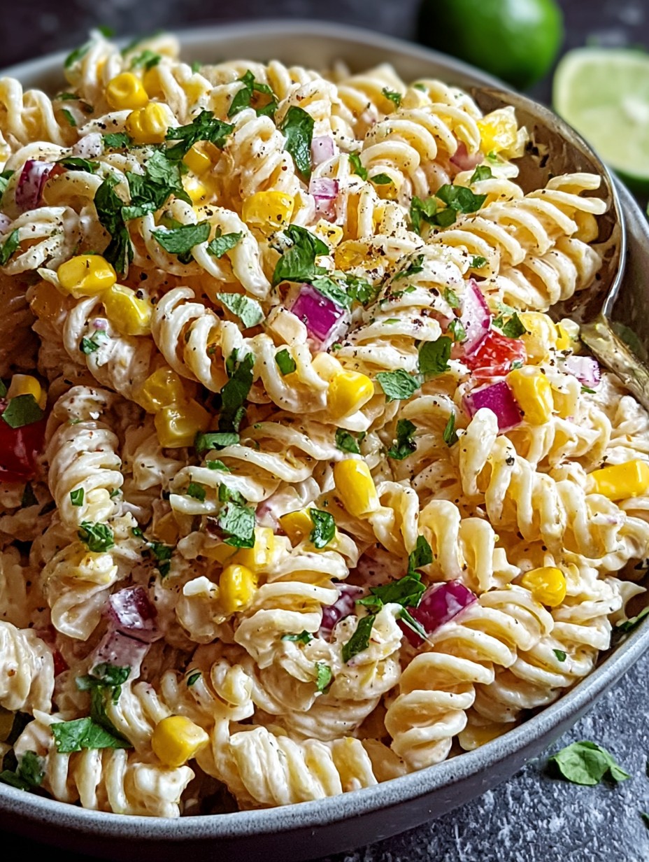 Street Corn Pasta Salad Recipe