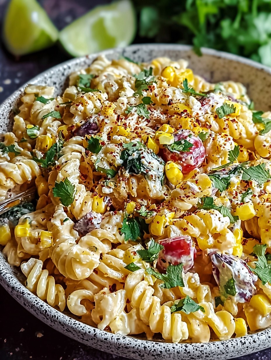 Street Corn Pasta Salad Recipe