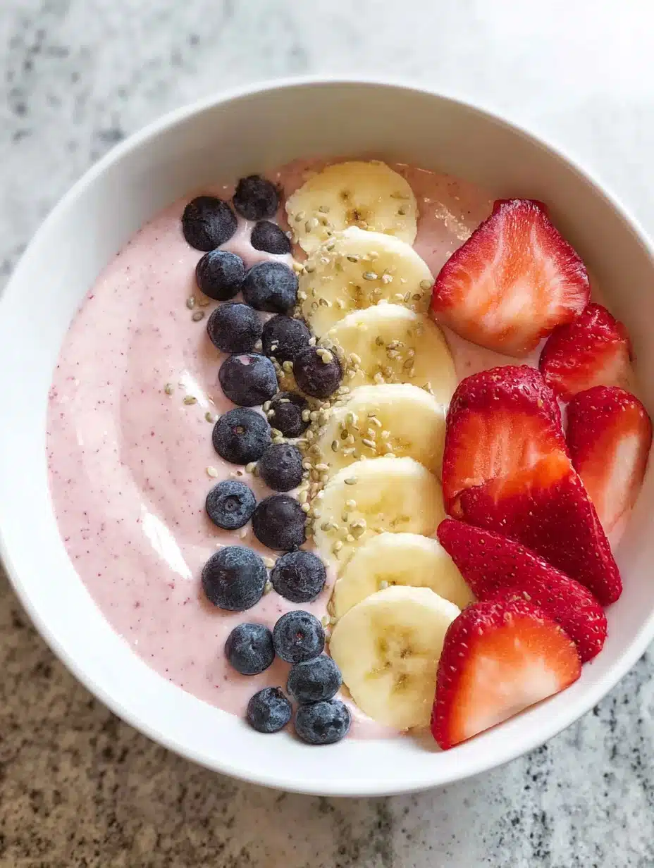 5-Minute Fruit Smoothie Bowl (with Greek Yogurt)