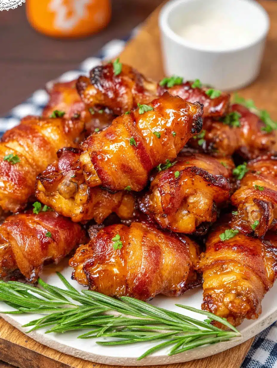 Bacon-Wrapped Chicken Wings