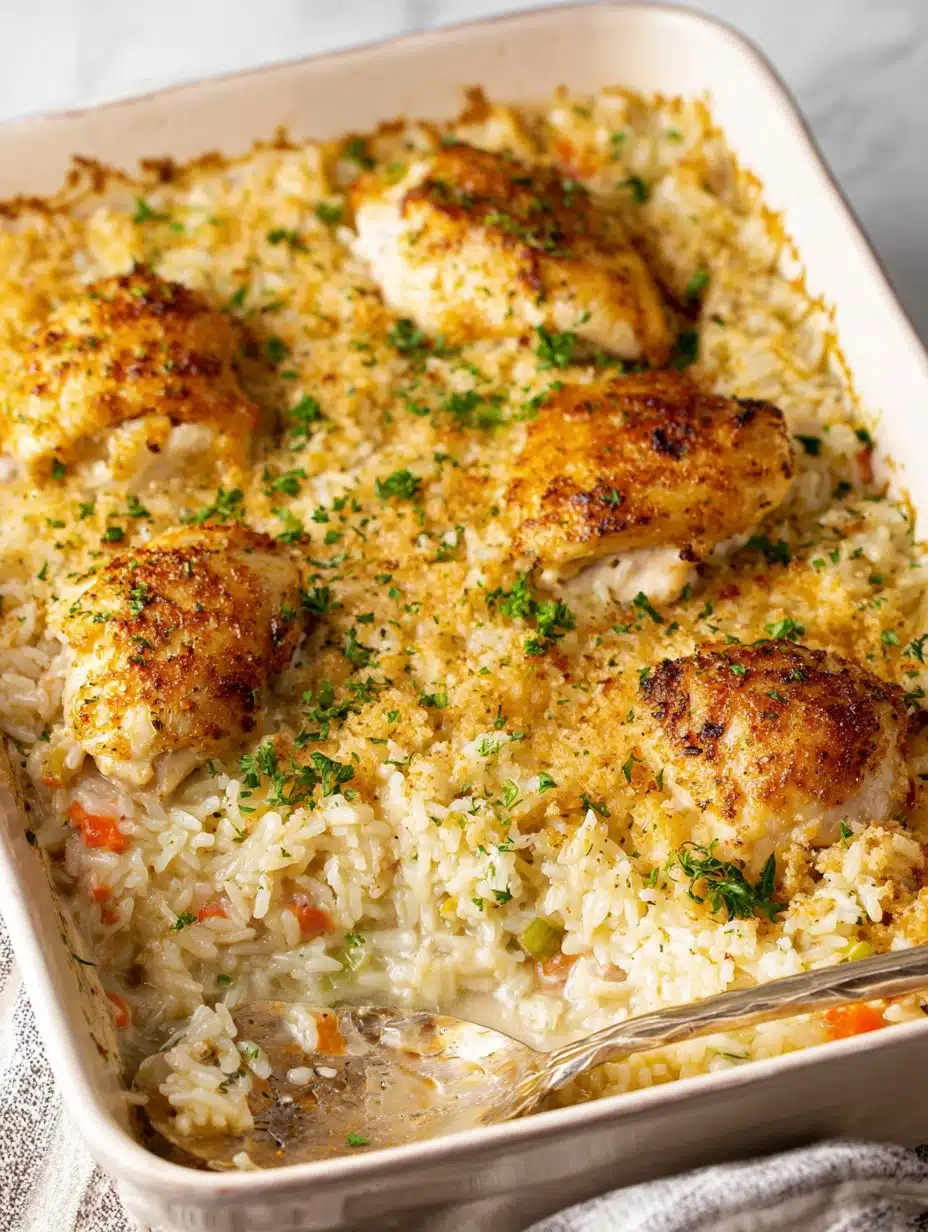 Best Baked Chicken and Rice Casserole