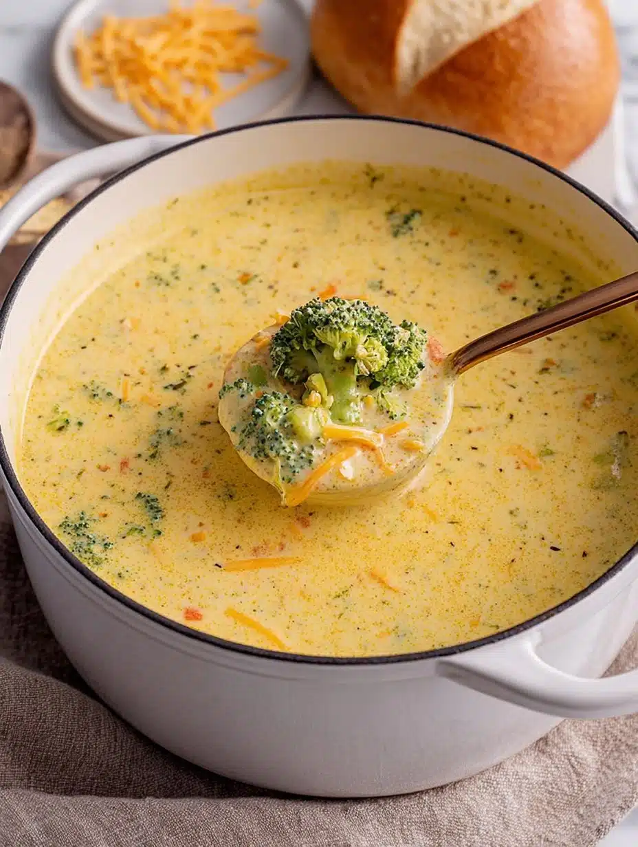 Broccoli Cheddar Soup (Panera Copycat)