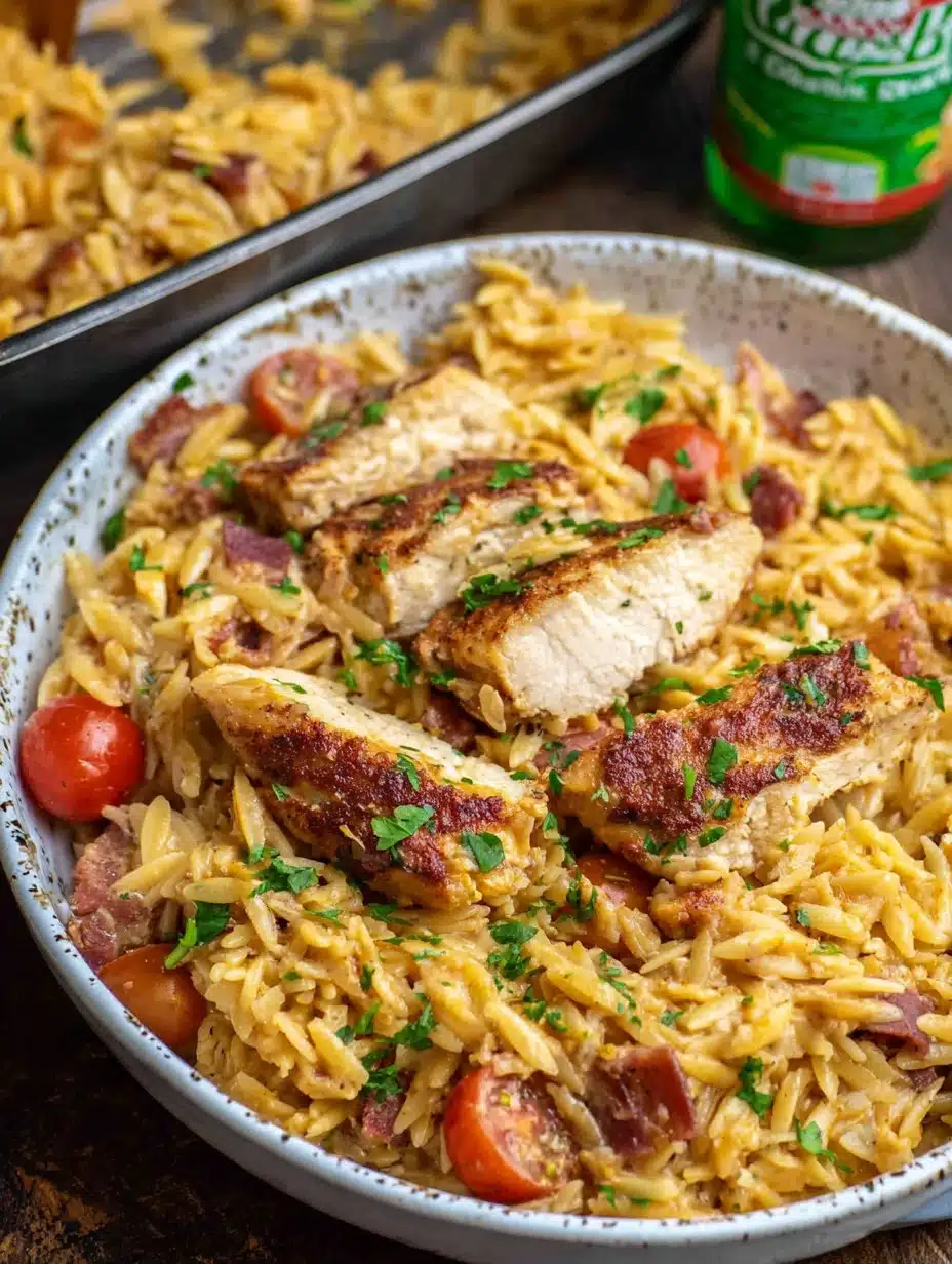 Cajun Chicken Orzo