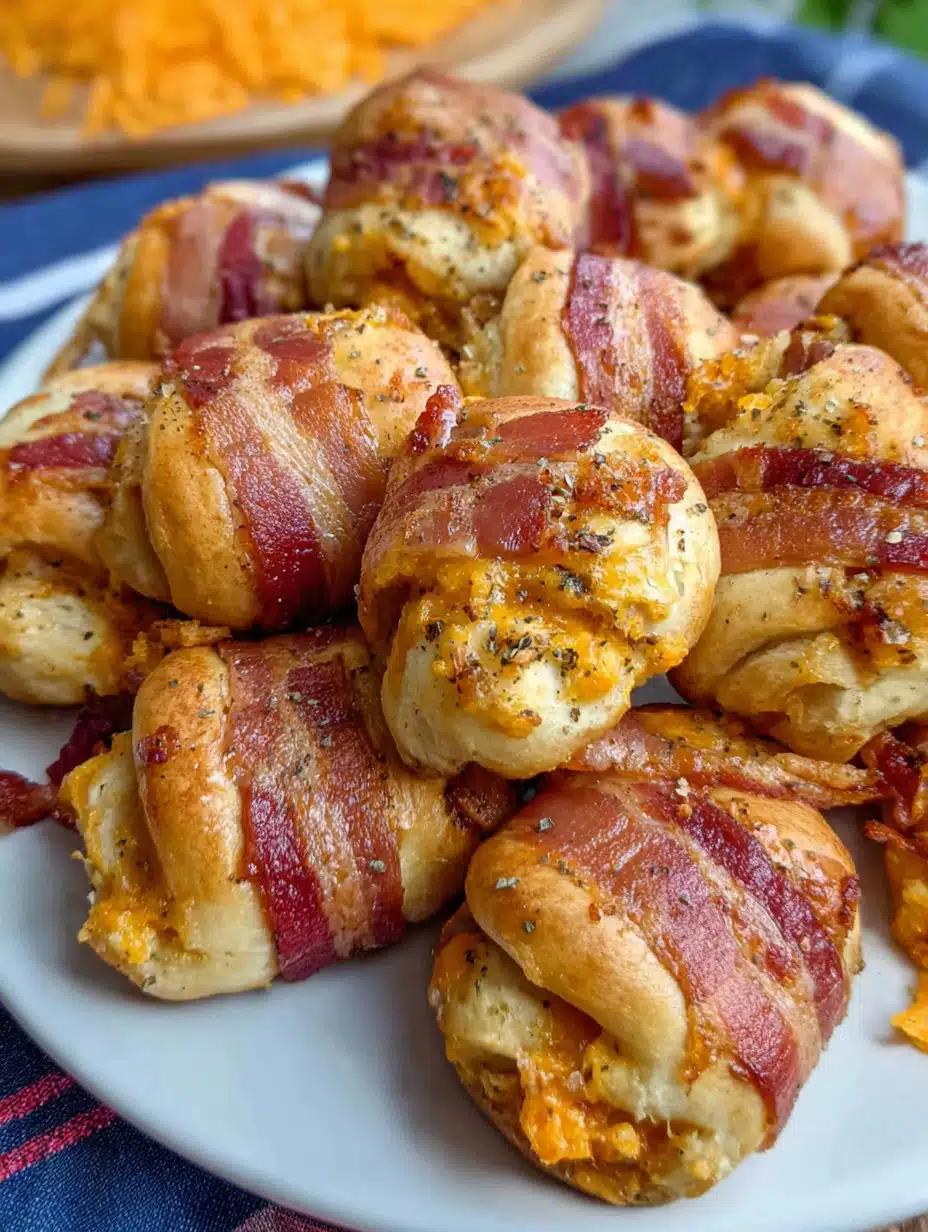 Cheesy Bacon Rolls