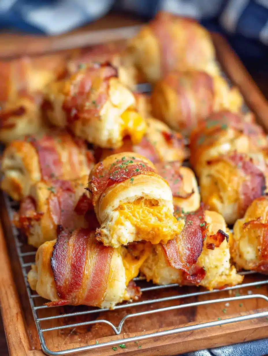 Cheesy Bacon Rolls